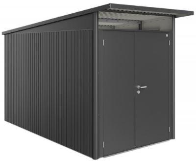 Caseta AvantGarde 180 x 380 x 222 gris oscuro con doble puerta