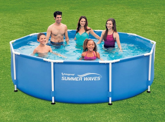 Piscina Tubular Redonda 366x76 cm con Depuradora SIN CAJA