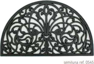 Felpudo Goma Toledo 45x75 Semiluna