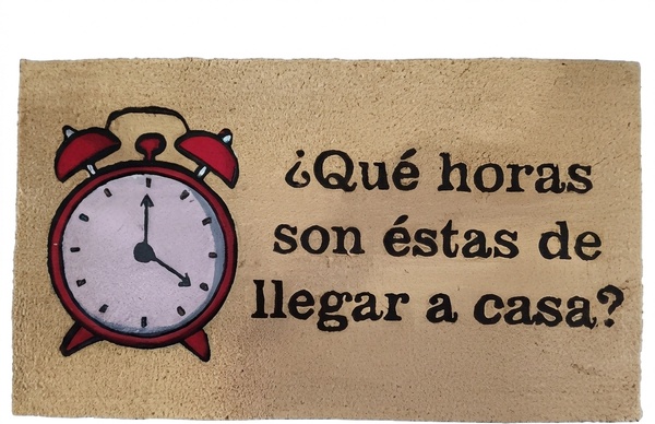 Felpudo Coco 40x70 Horas de Llegar Felpudo Coco 40x70 Horas de Llegar