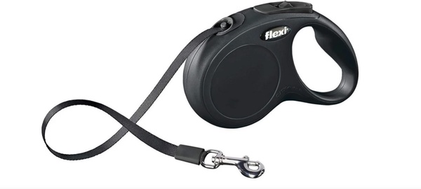 Flexi New Classic M Negra Cinta 5 m