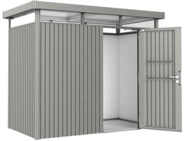 Caseta HighLine 275 x 275 x 222 gris cuarzo con puerta doble