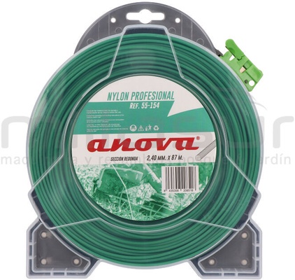 Hilo Desbrozadora Nylon Redondo 2,40mm 87 Metros Hilo Desbrozadora Nylon Redondo 2,40mm 87 Metros