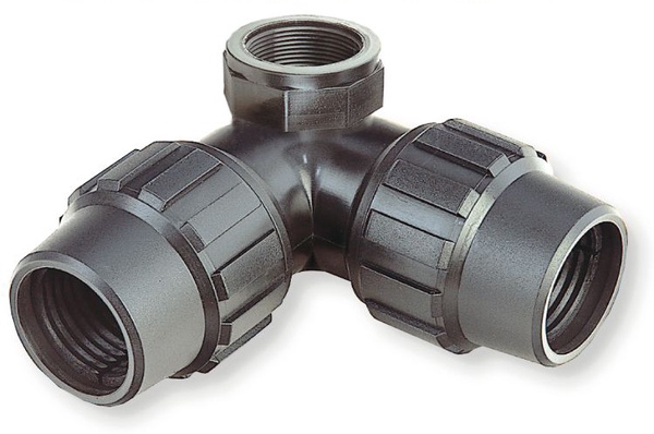 Acople Manguera Riego Codo Igual 3 Salidas 25-25 (1/2