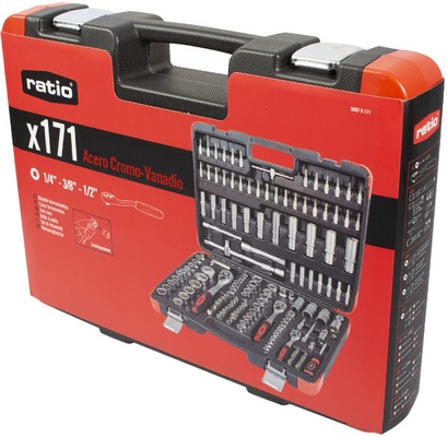 Maletin Herramientas 171 Piezas Ratio