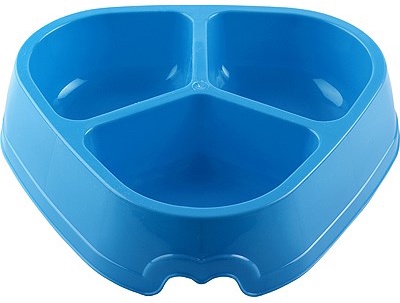 Comedero Boxer Triangular Triple 1,8 L