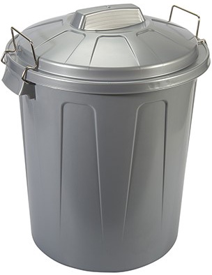 Cubo Basura Esla N� 4 Redondo con Asas Metal 51 Litros