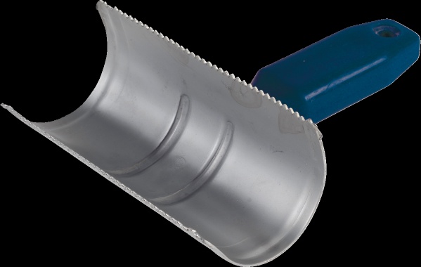 Peine Curry Semicircular de Metal