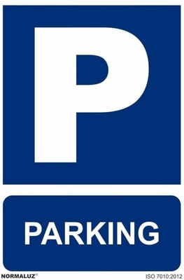 Se�al Parking Pvc 0,7 mm 210X300 mm