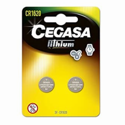 Pila Cegasa Litio Boton CR1620 3V Blister 2 uds