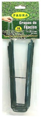 Grapa Metalica Cesped Artificial 170x35x3 mm 10 unidades