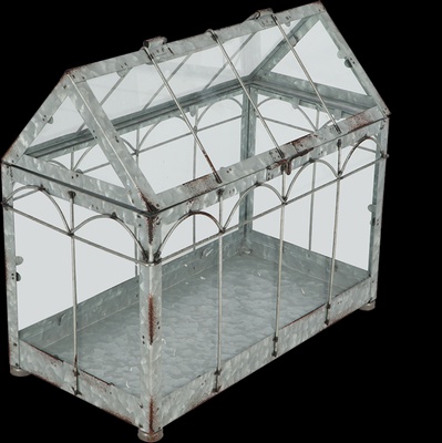 Casa Invernadero Cristal Verde M