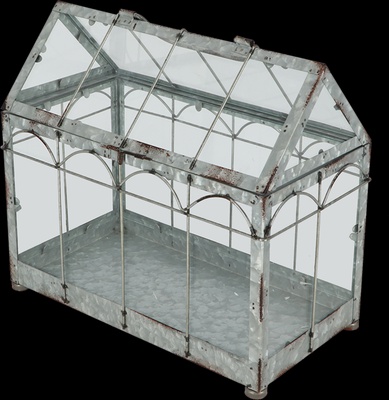 Casa Invernadero Cristal Verde M