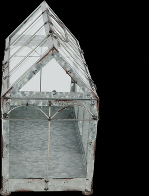 Casa Invernadero Cristal Verde M