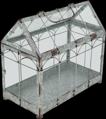 Casa Invernadero Cristal Verde M