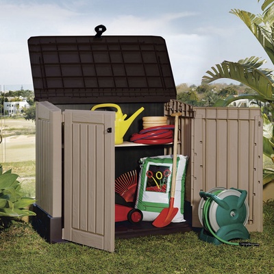 Cobertizo Keter 880 L Topo/Beige