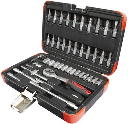 Estuche Vasos y Puntas 46 Pcs CR-V Ratio