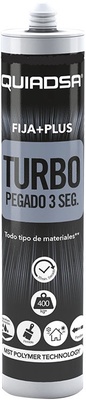 Adhesivo Fija Plus Turbo 290 ml Negro