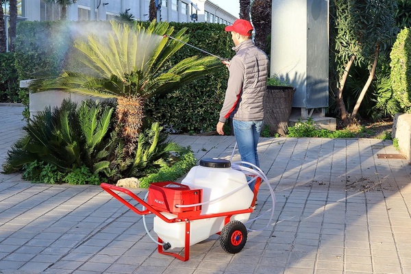 Carretilla Pulverizador Bateria Pulmic Pegasus 75
