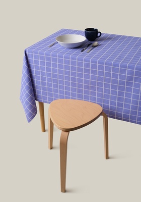 Mantel Mistura Ristorante Azul 1.40 x 2.40 metros