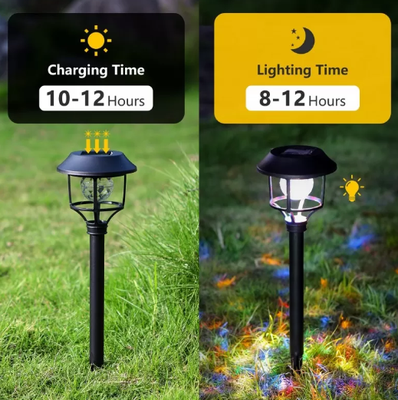 Pack 4 uds Baliza solar jardin Aigostar 