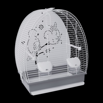 Jaula Pajaro 671 Blanca