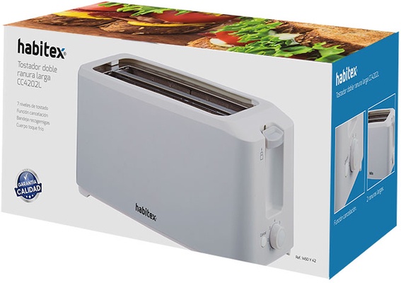 Tostador 1250-1450W Habitex CC4202L