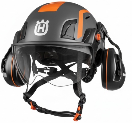 Kit Casco auriculares y  Visor Husqvarna Spire Vent | Protecci�n Profesional para Arboristas 