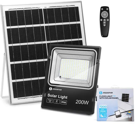 Foco Led con Panel Solar 200W