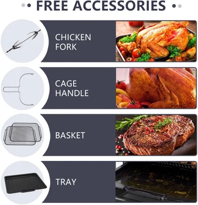 Freidora de Aire Multifunci�n 10 Litros