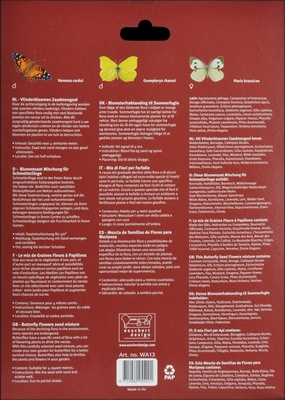 Mezcla Semillas de Flores Atrayente Mariposas