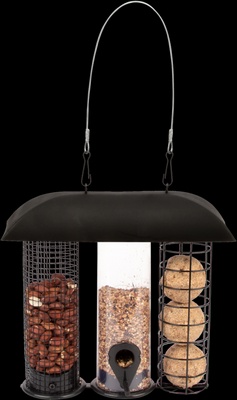 Comedero Pajaros Tres en Uno