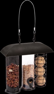 Comedero Pajaros Tres en Uno