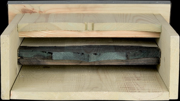 Nido Murcielagos Bat Box con Silueta L