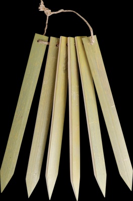 Etiquetas Plantas de Bambu Largas Juego 6 unidades