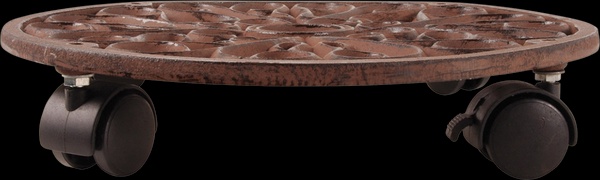 Carro Hierro Fundido para Plantas Redondo L