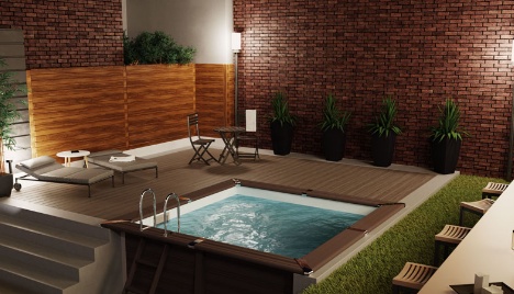 Piscina Avantgarde Cuadrada 326x326x96 cm