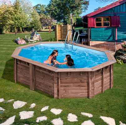 Piscina Sunbay Madera Ovalada 535x335x130 cm