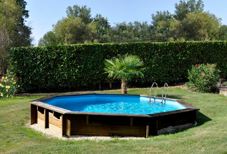 Piscina Sunbay Madera Redonda �428 x 136 cm