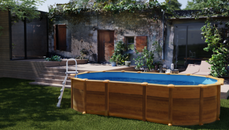 Piscina Amazonia Ovalada 730x375x132 cm