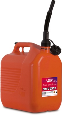 Bidon Gasolina Gasolina con Canula 20 Litros