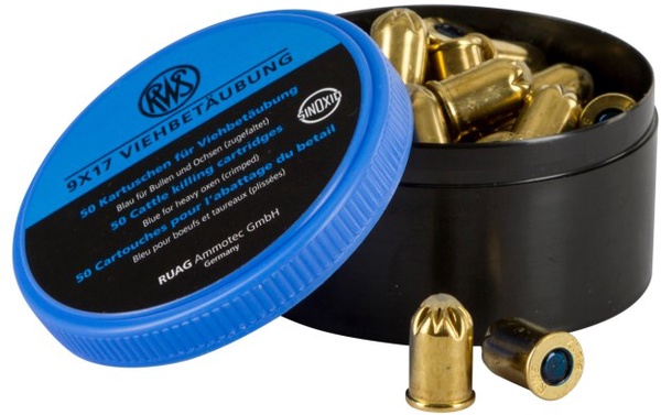 Cartucho Sacrificio Azul Caja 50 Unidades