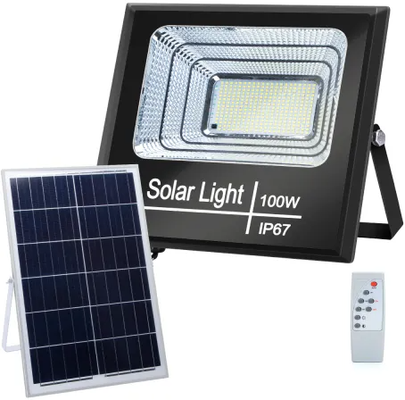 Foco Led con Panel Solar 100W