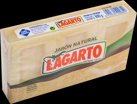 Jabon Lagarto Pastillas 3x200g