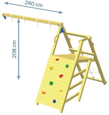 Parque Infantil Belvedere L con Challenger