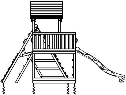 Parque Infantil Pagoda L con Challenger