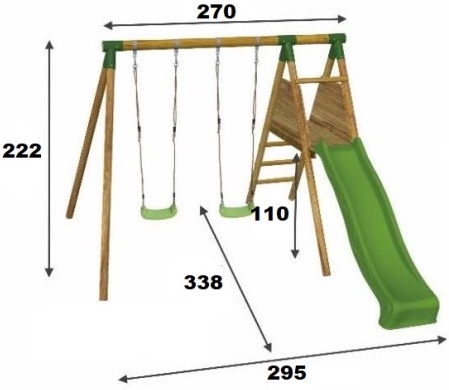 Parque Infantil Mauna Loa Academy con Rampa