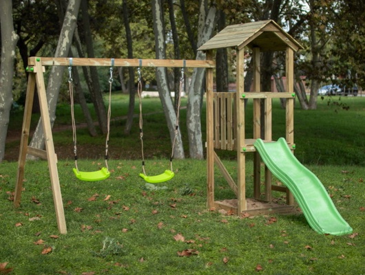 Parque Infantil Masgames Carlit M con Columpio Doble