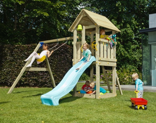 Parque Infantil Kiosk XL con Columpio Individual