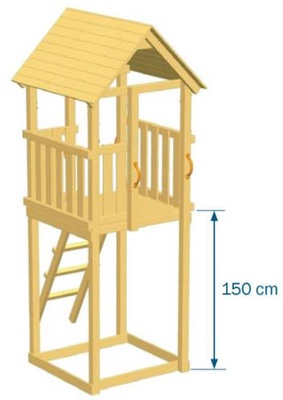 Parque Infantil Kiosk XL con Columpio Doble